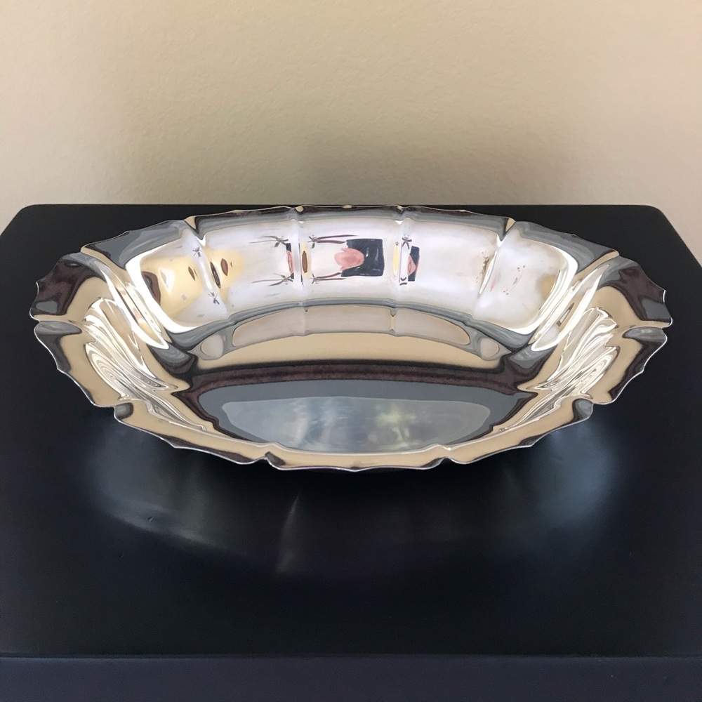 Lunt Silver Plate Serving Dish